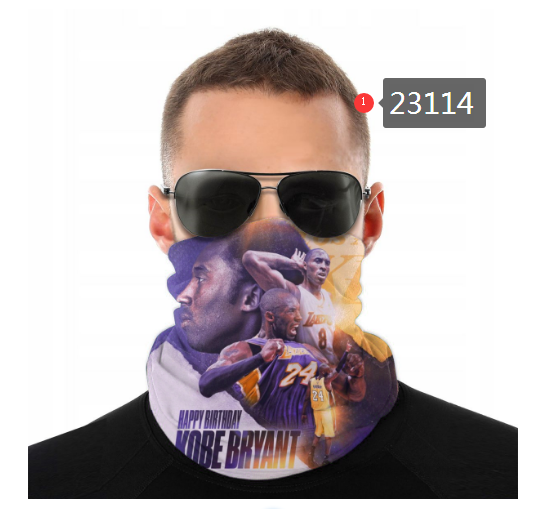 NBA 2021 Los Angeles Lakers #24 kobe bryant 23114 Dust mask with filter->nba dust mask->Sports Accessory
